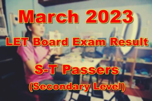 LET Board Exam Result