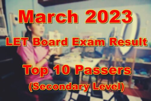LET Board Exam Result