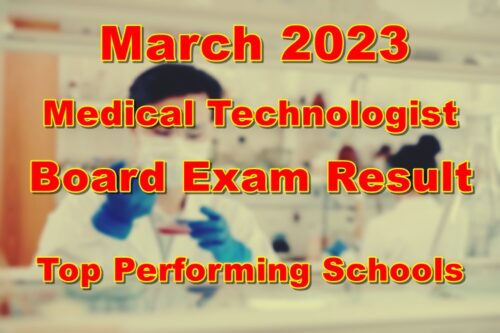 MedTech Board Exam Result