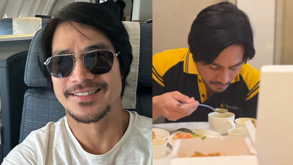 Piolo Pascual Eating Alone