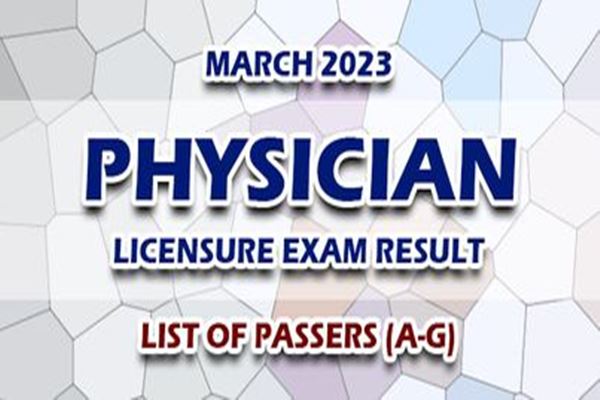 Physician Licensure Exam March 2023 Results Finally Released