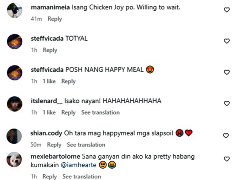 heart evangelista comments