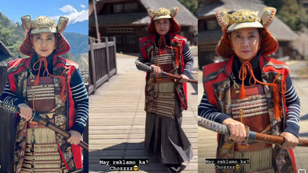 Leni Robredo Samurai Outfit