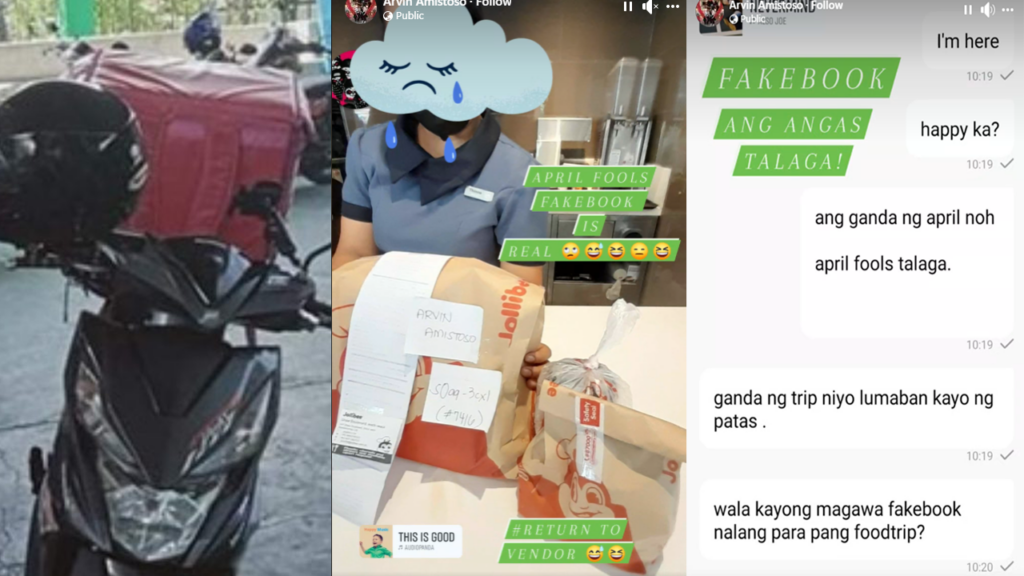 Food Rider April Fools'