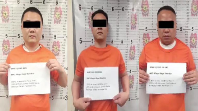 3 Chinese Nationals Arrested For Illegal Detention In Parañaque