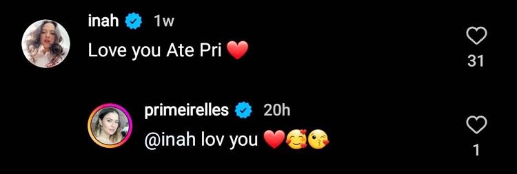 Inah De Belen Comment