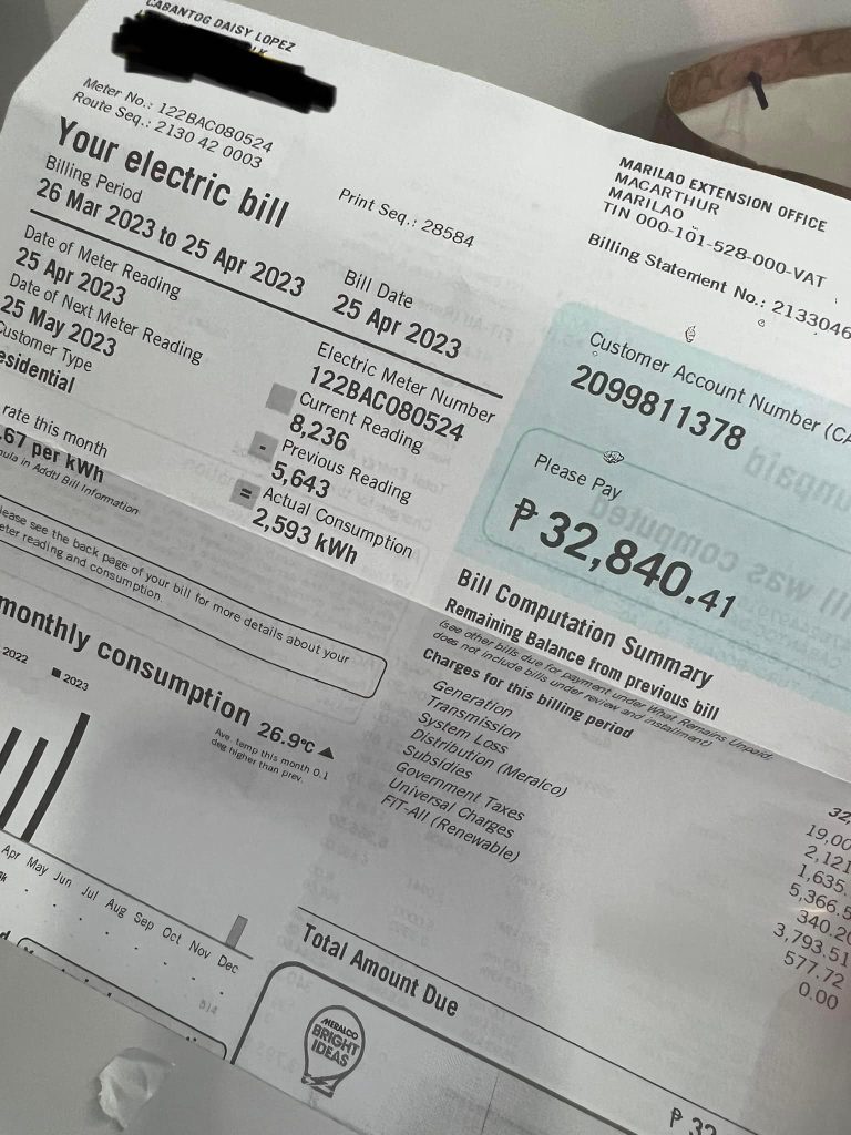 Madam Inutz Electric Bill
