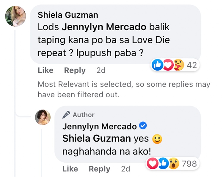 jennylyn mercado comment
