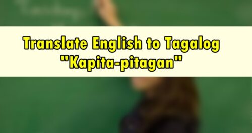kapita-pitagan in English