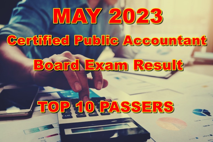 CPA Board Exam Result May 2023 Top 10 Passers