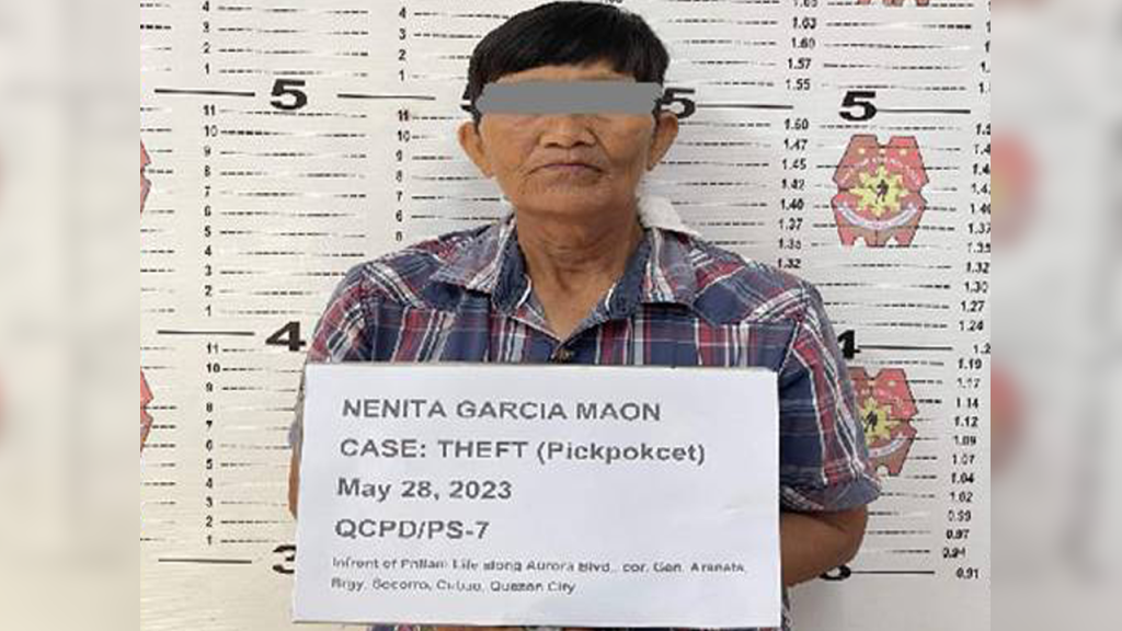 Elderly Woman Pickpocketing Cubao