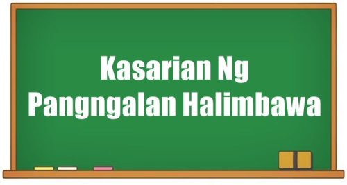 Kasarian Ng Pangngalan Halimbawa