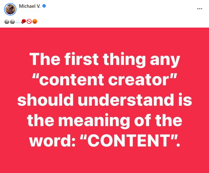 Michael V Content Creators