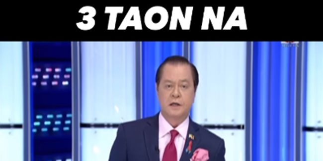 Noli de Castro Commemorates ABS-CBN Shutdown 3rd Anniversary