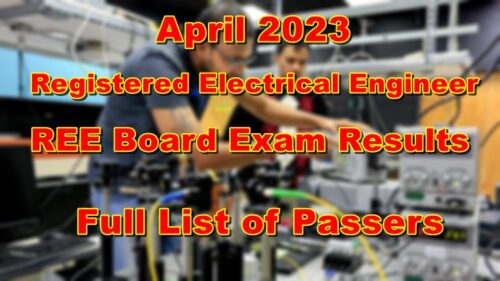 REE Board Exam Result