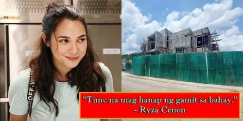Ryza Cenon New house