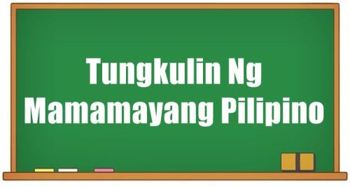 Tungkulin Ng Mamamayan - Ano Ang Iyong Tungkulin Bilang Pilipino?