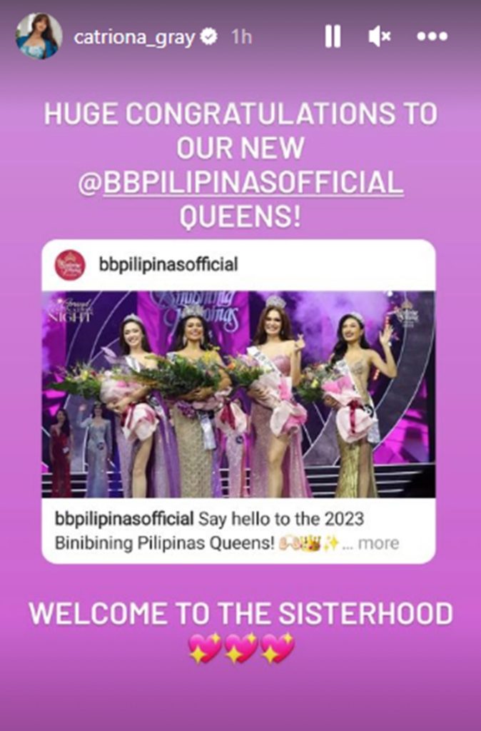 catriona gray [post