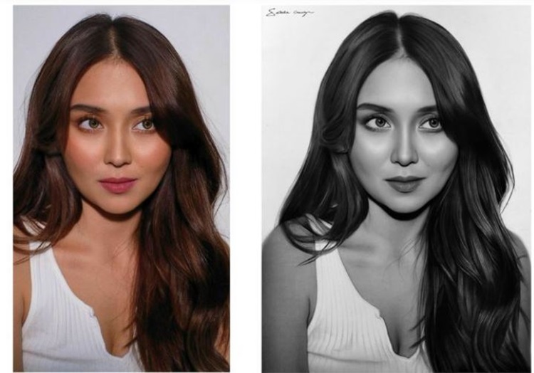 Controversial Artist Wows Netizens W Kathryn Bernardo Portrait