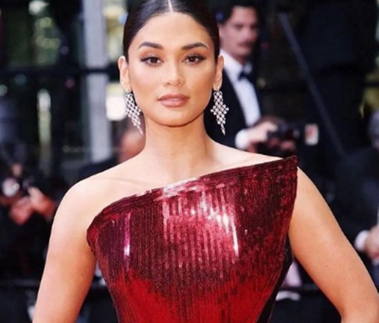 Pia Wurtzbach Showcases Metallic Red Gown On Cannes Film Festival Red ...