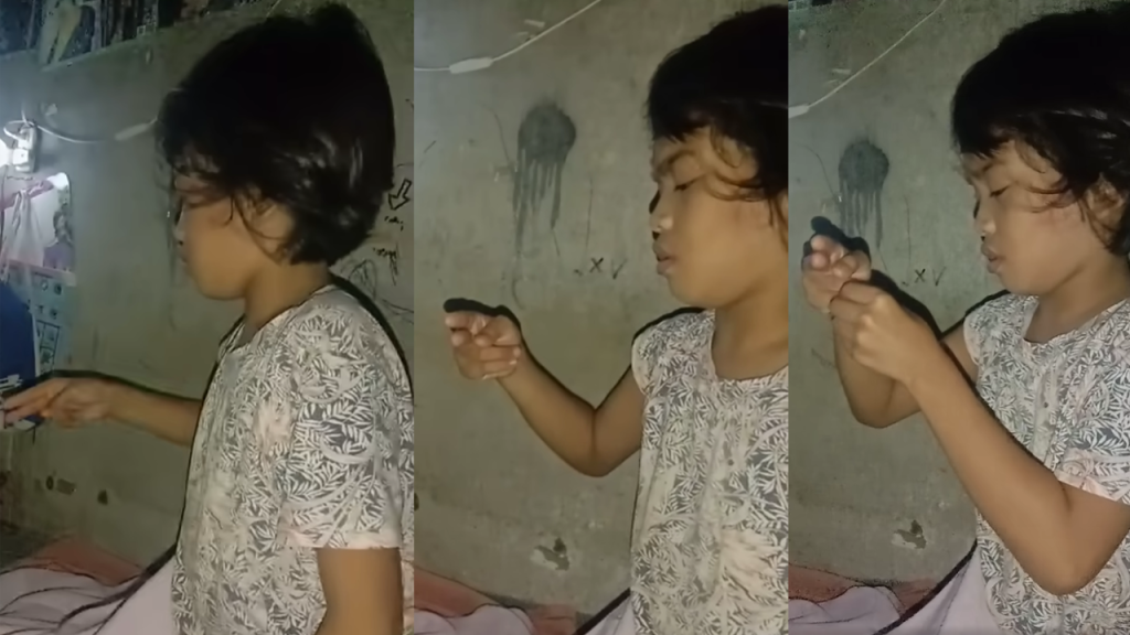 Kid Playing Lato-Lato Sleep