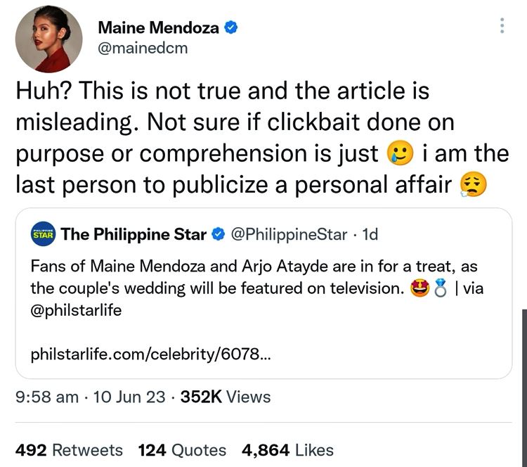 Maine Mendoza Post