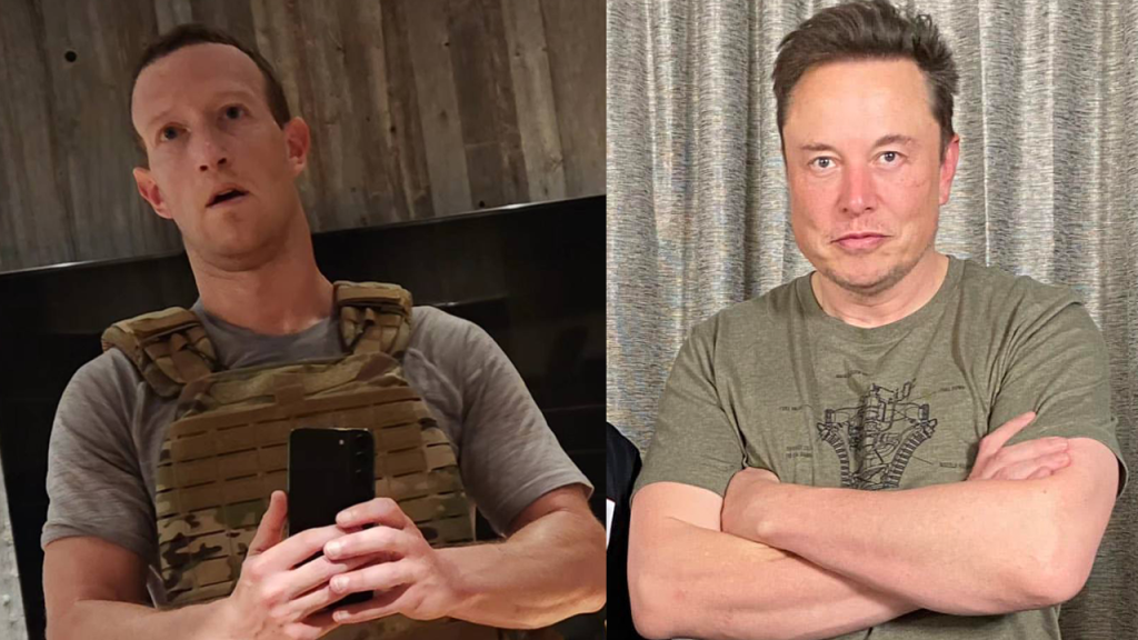 Mark Zuckerberg Elon Musk