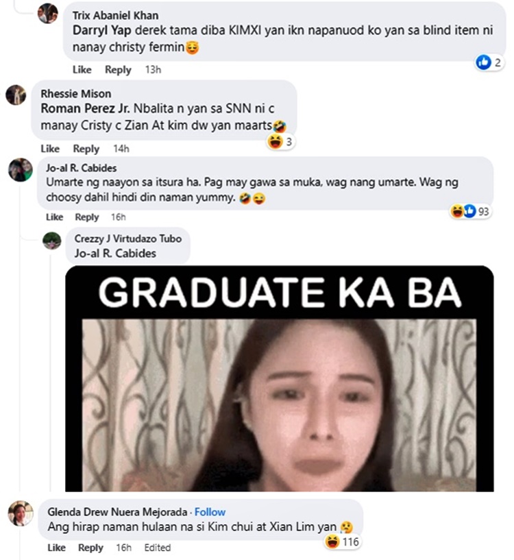 kim chiu darryl yap comment