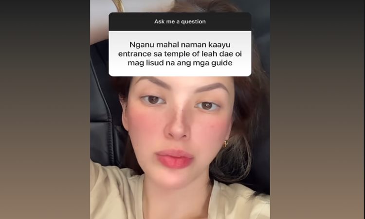 Ellen Adarna Savage Reply To Netizen Who Complain About Temple Of Leah Entrance Fee