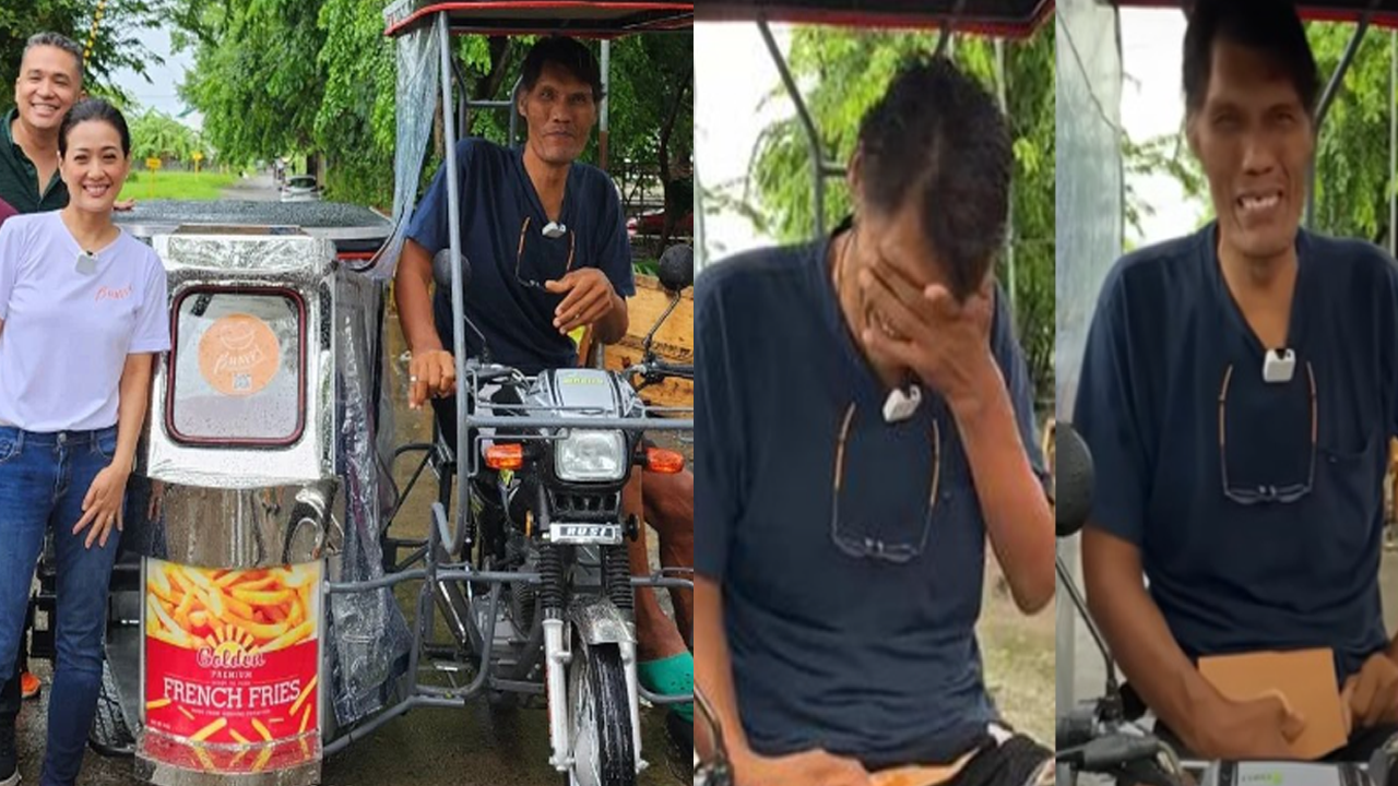 Raul Dillo Achieved His Dream “Tricycle” from Bernadette Sembrano