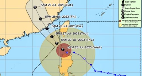 Typhoon Egay Update