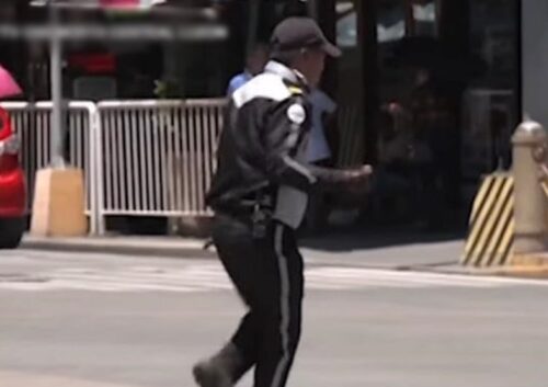Dancing Traffic Enforcer