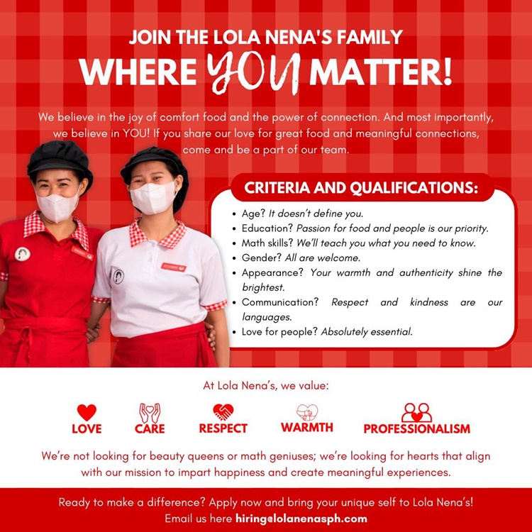 Lola Nena’s Qualification