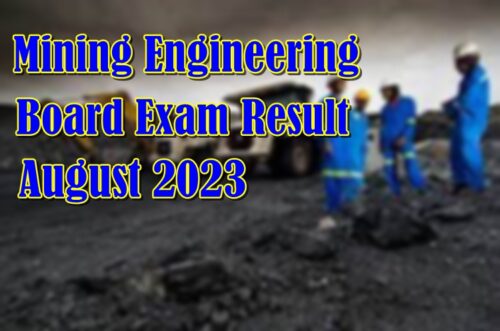 Mining Engineering Board Exam Result August 2023