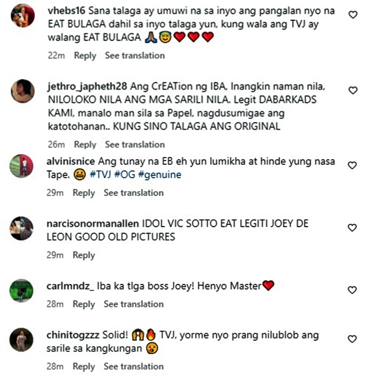 joey de leon comments