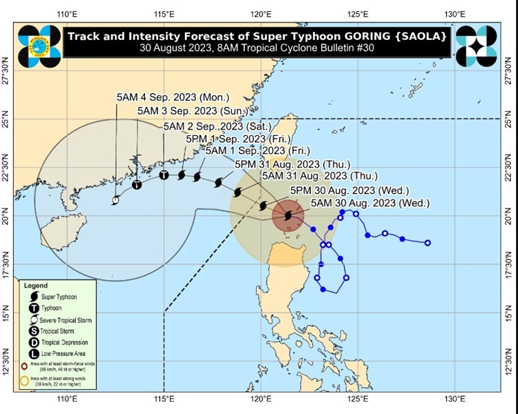 PAGASA Releases Latest Weather Update for Wednesday (August 30, 2023 ...