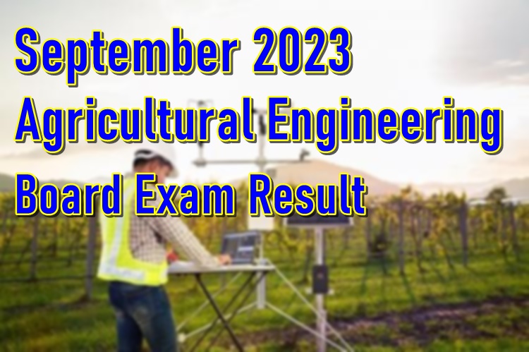 Agricultural And Biosystem Engineering Board Exam Result