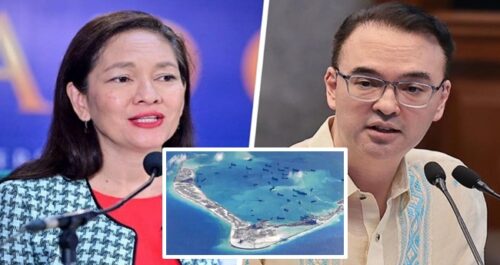 Alan Peter Cayetano, Risa Hontiveros West Philippine Sea