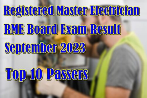 RME Board Exam Result September 2023