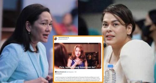 Sara Duterte and Risa Hontiveros