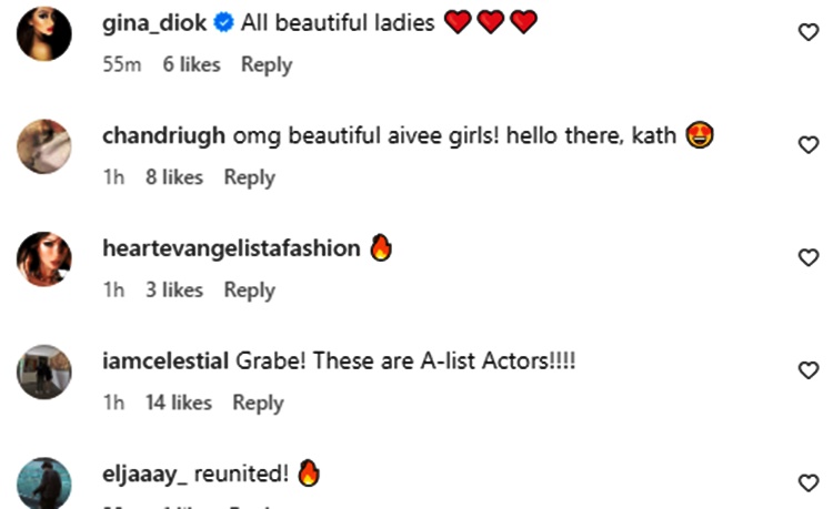heart evangelista comment