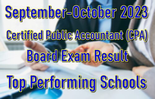 CPA Board Exam Result September-October 2023