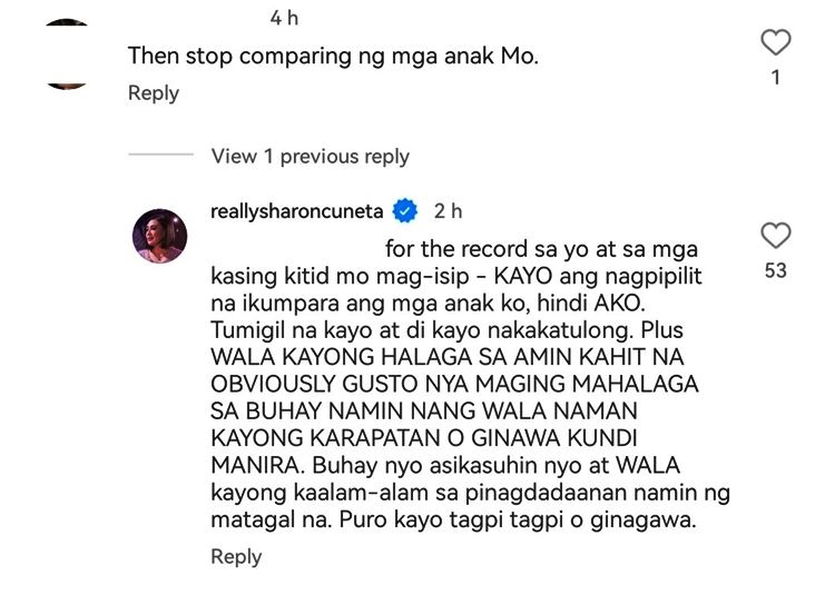 Sharon Cuneta Post