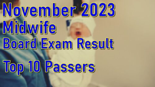 Midwife Board Exam Result November 2023