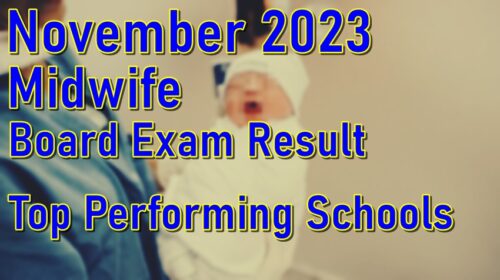 Midwife Board Exam Result November 2023