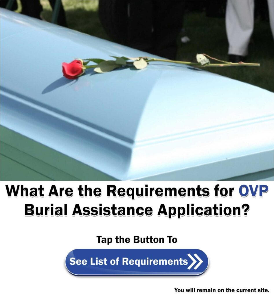 Requirements for OVP Burial Assistance ads
