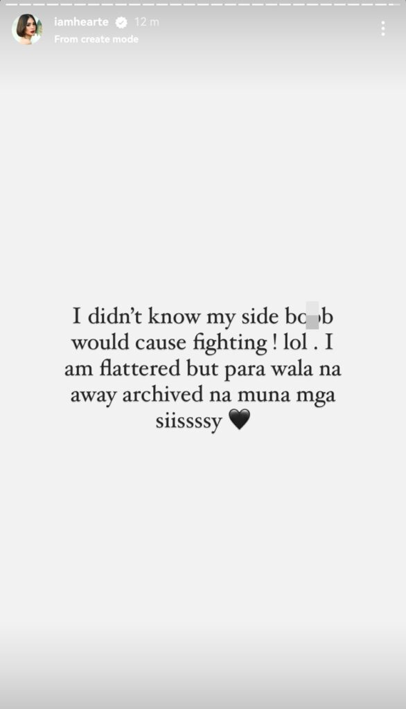 heart evangelista post