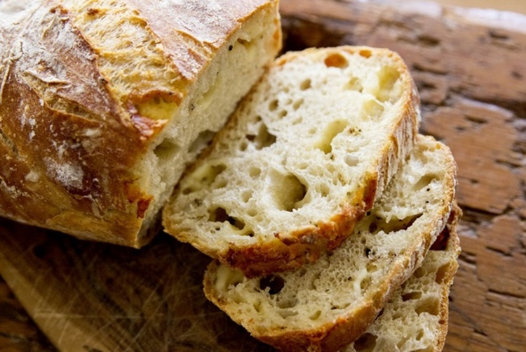 Banging bread against the walls