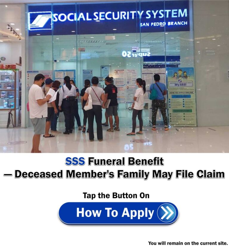 Requirements for SSS Funeral Benefit Claimant Must Submit in Applying