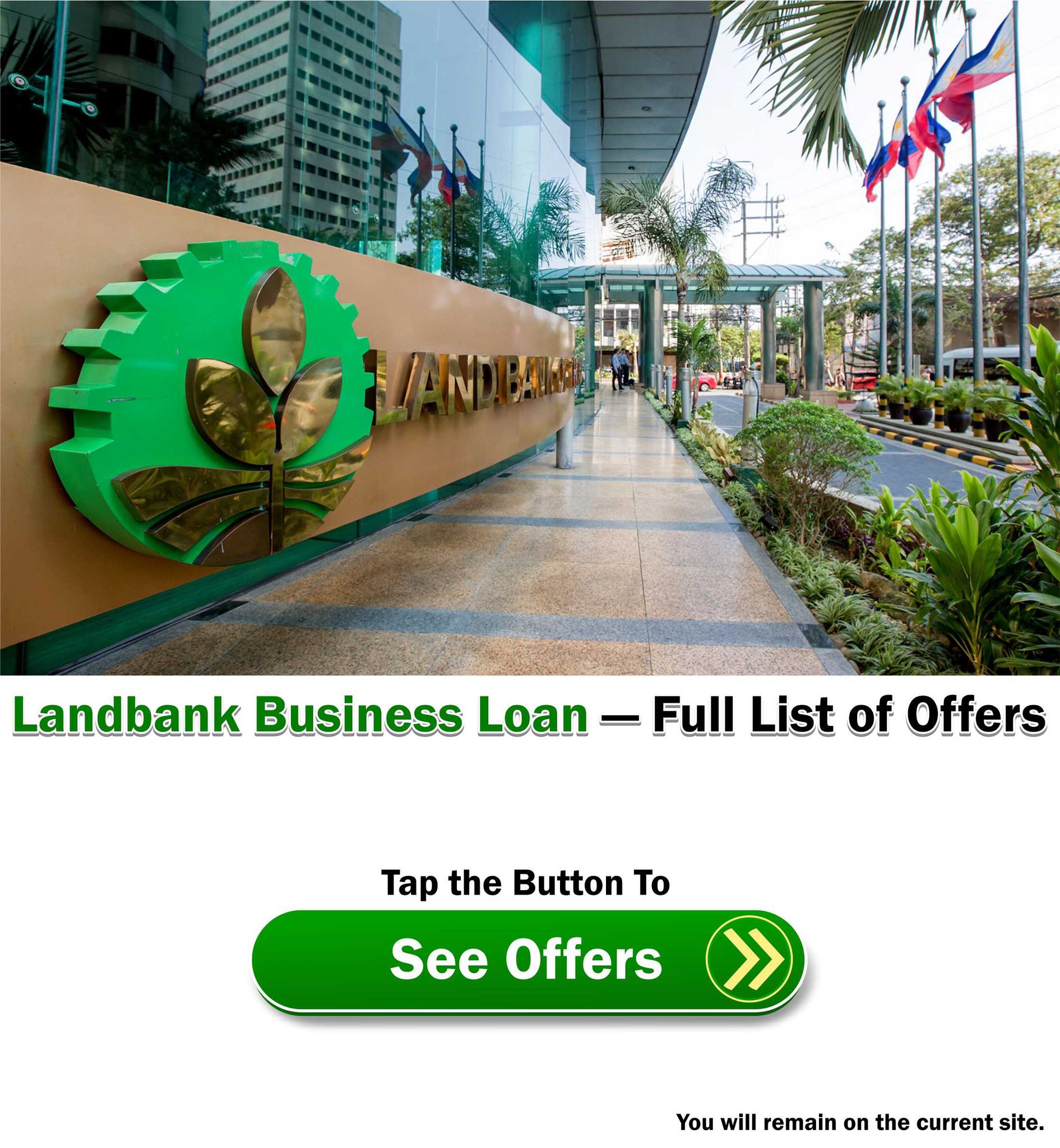 Landbank Business Loan offers